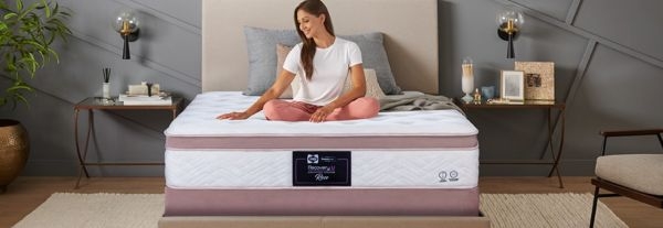 Imagen de Colchón + Box Queen Size Rose Sealy