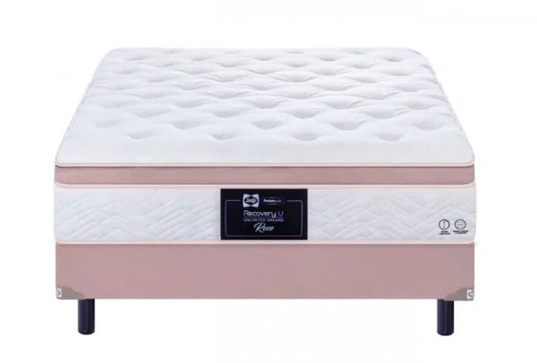 Imagen de Colchón + Box Queen Size Rose Sealy